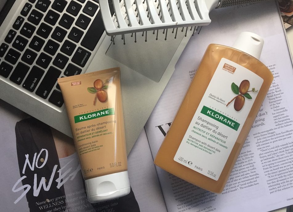 Klorane Shampoo and Conditioning Balm with Desert Date 