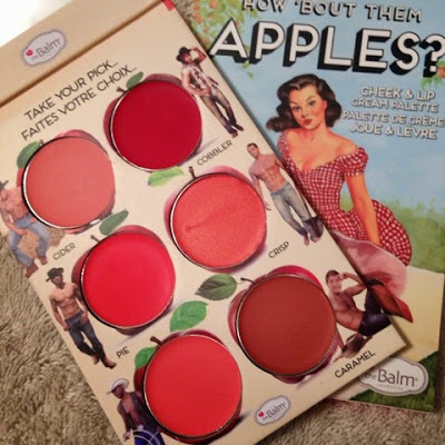 Thebalm cosmetics;  How 'Bout Them Apples – First look and swatches.
